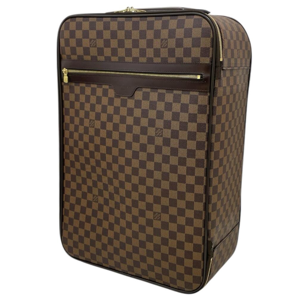 LOUIS VUITTON Pegase Damier Suitcase Carry Bag Brown